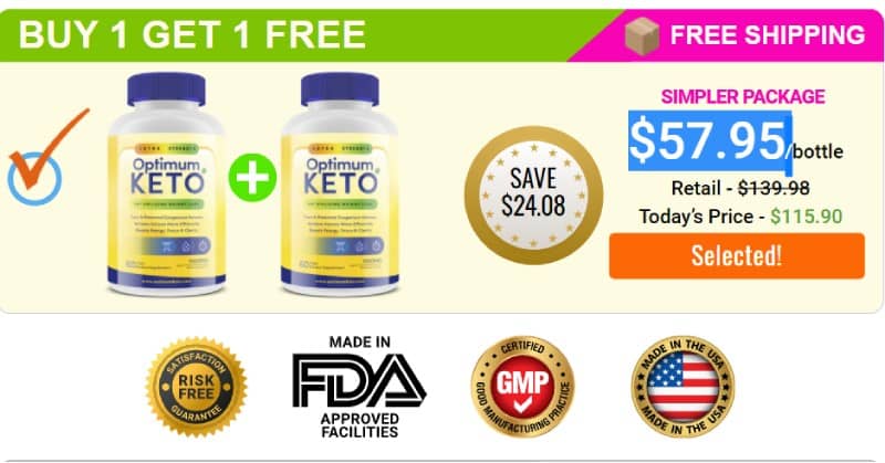 Optimum Keto Reviews “BHB Pills” Cost Get [Only $49.97] 1 Bottle Free?